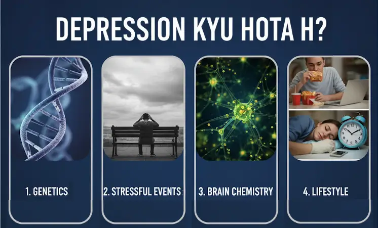 Depression kyu hota h?
